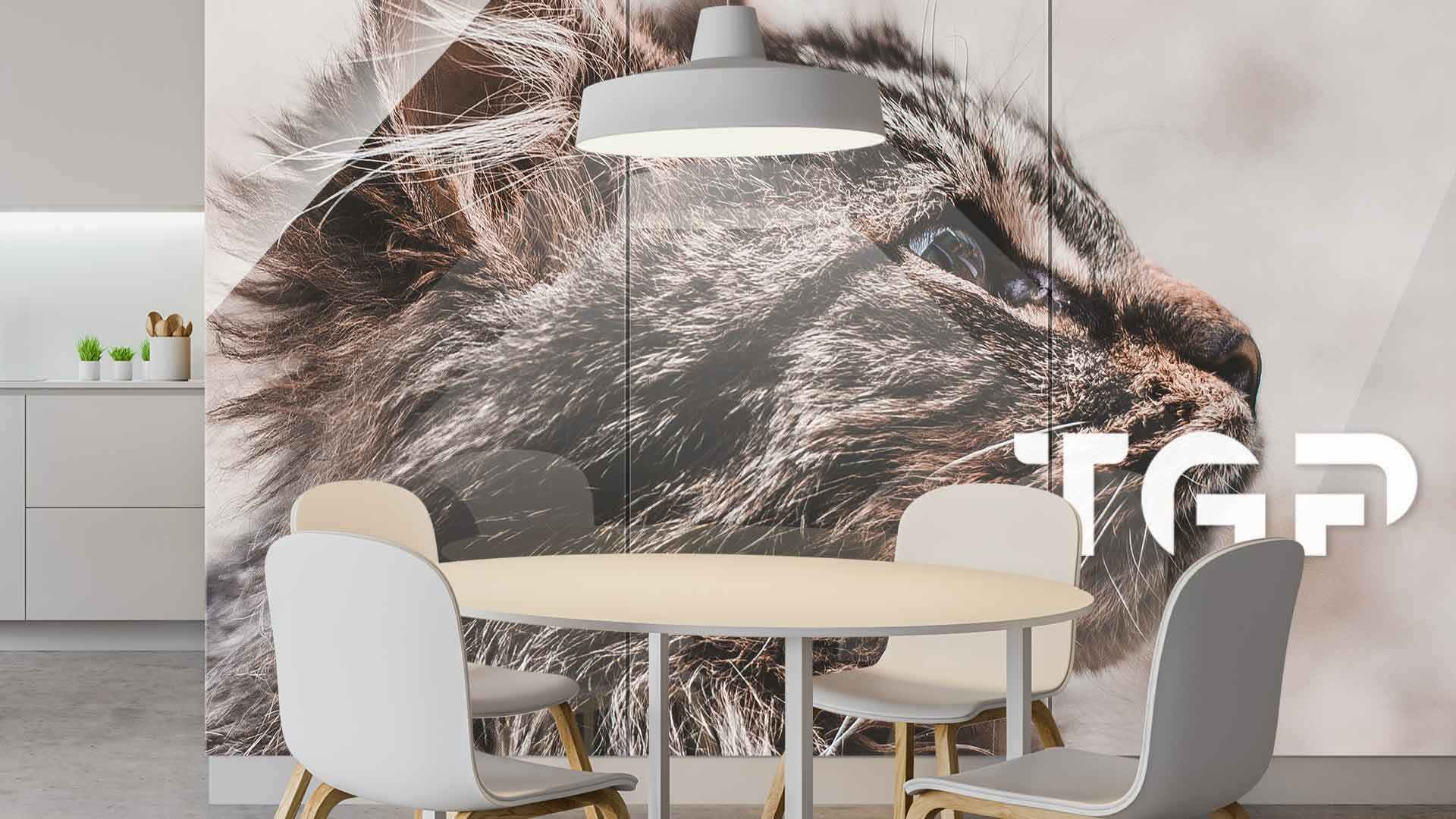 ANM009 placare perete sticlă printată bucătărie