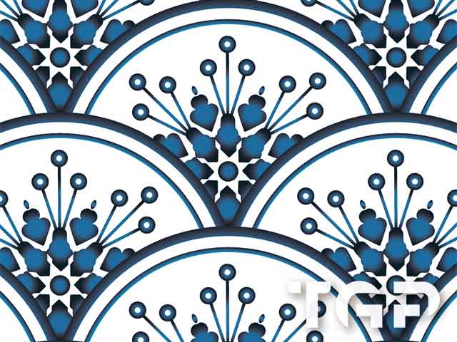 DFT018 model sticlă printată