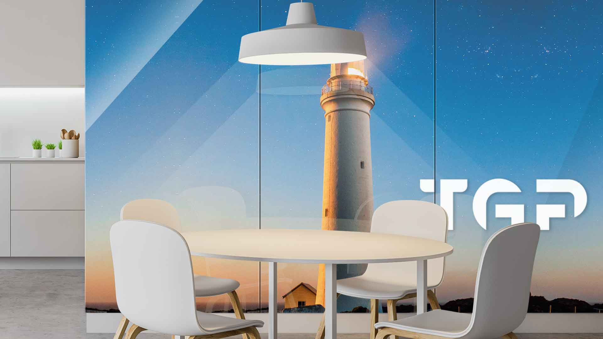 LDM004 placare perete sticlă printată bucătărie