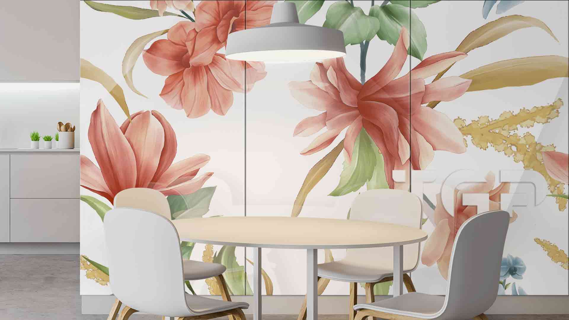 LEF017 sticlă printată bucătărie placare perete