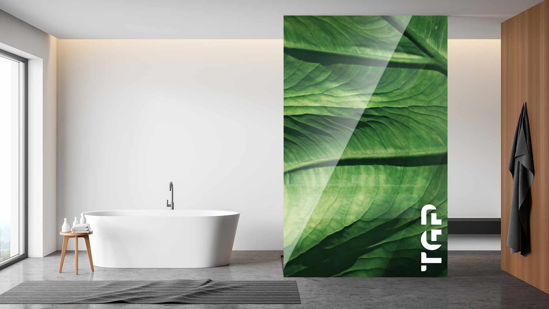 MCR016 Paravan dus din sticlă printată