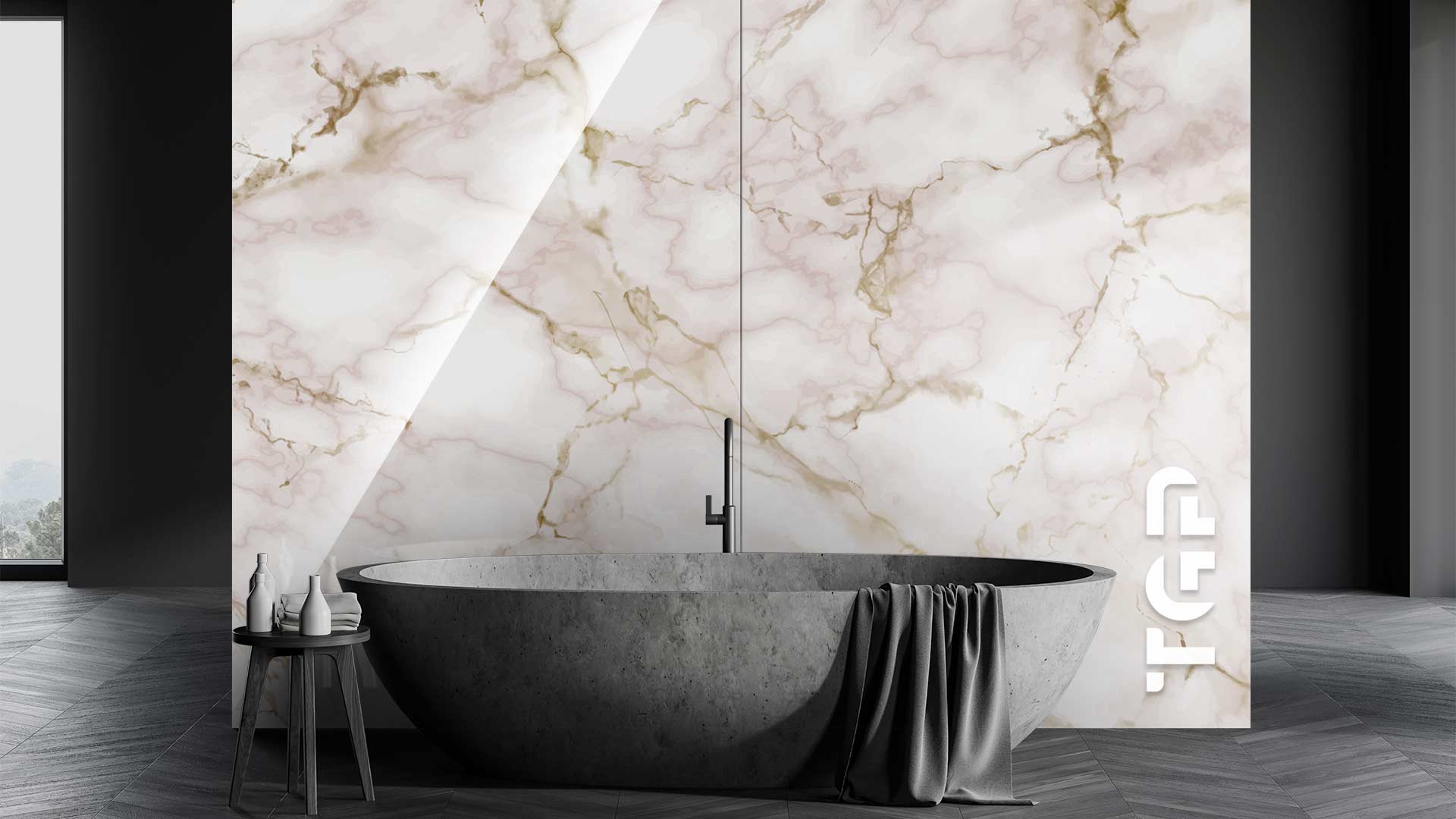 MRB039 sticlă printată baie placare perete