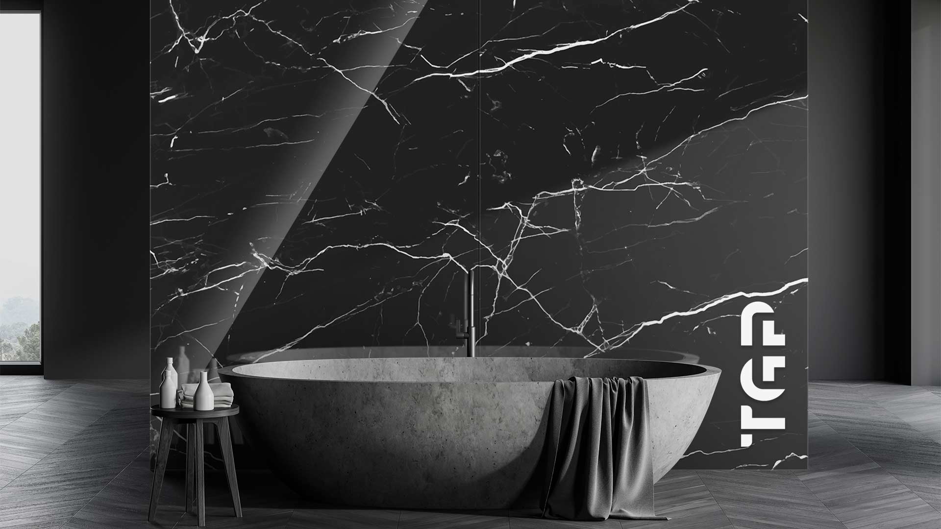 MRB040 sticlă printată baie placare perete