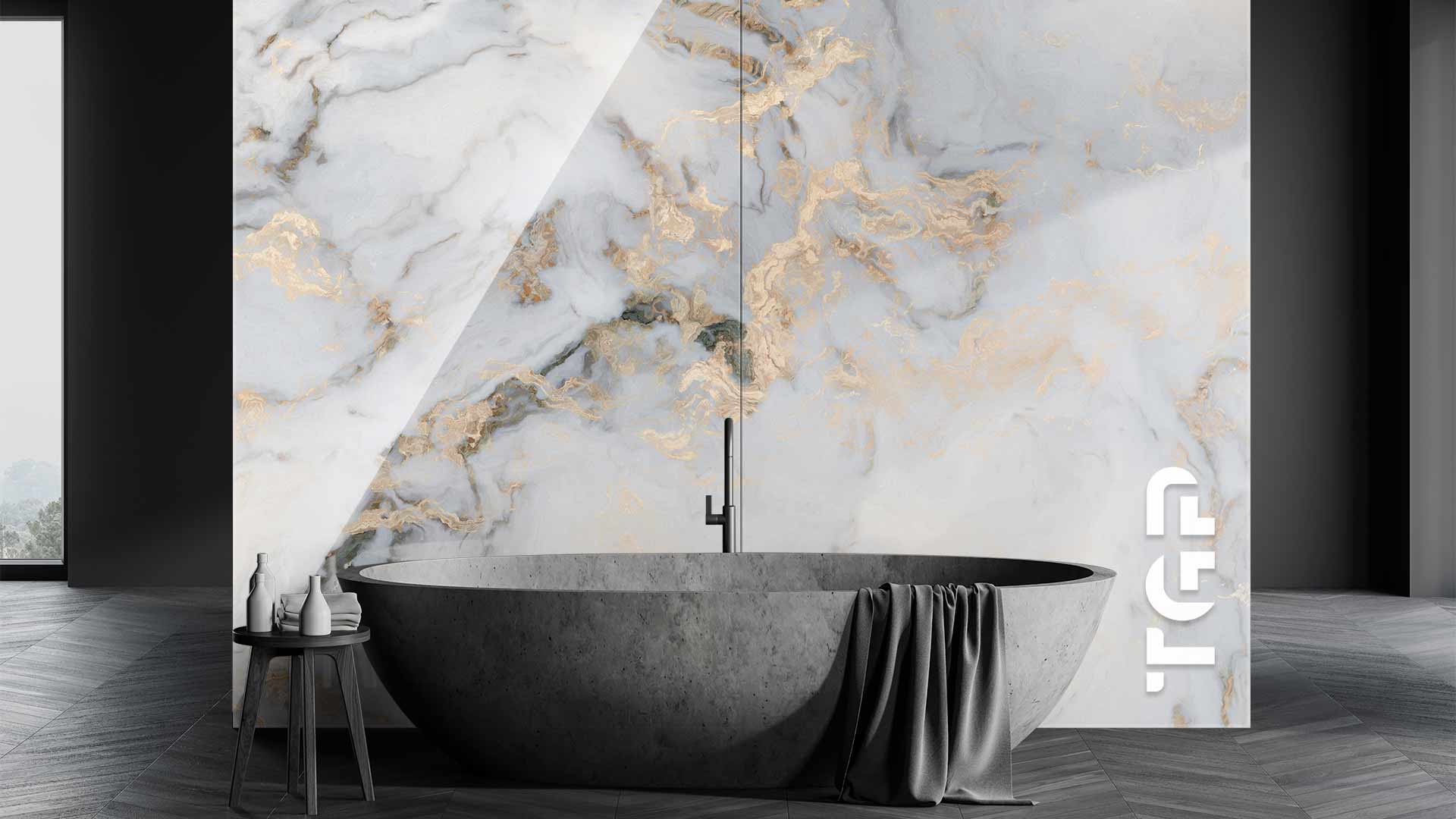 MRB041 sticlă printată baie placare perete