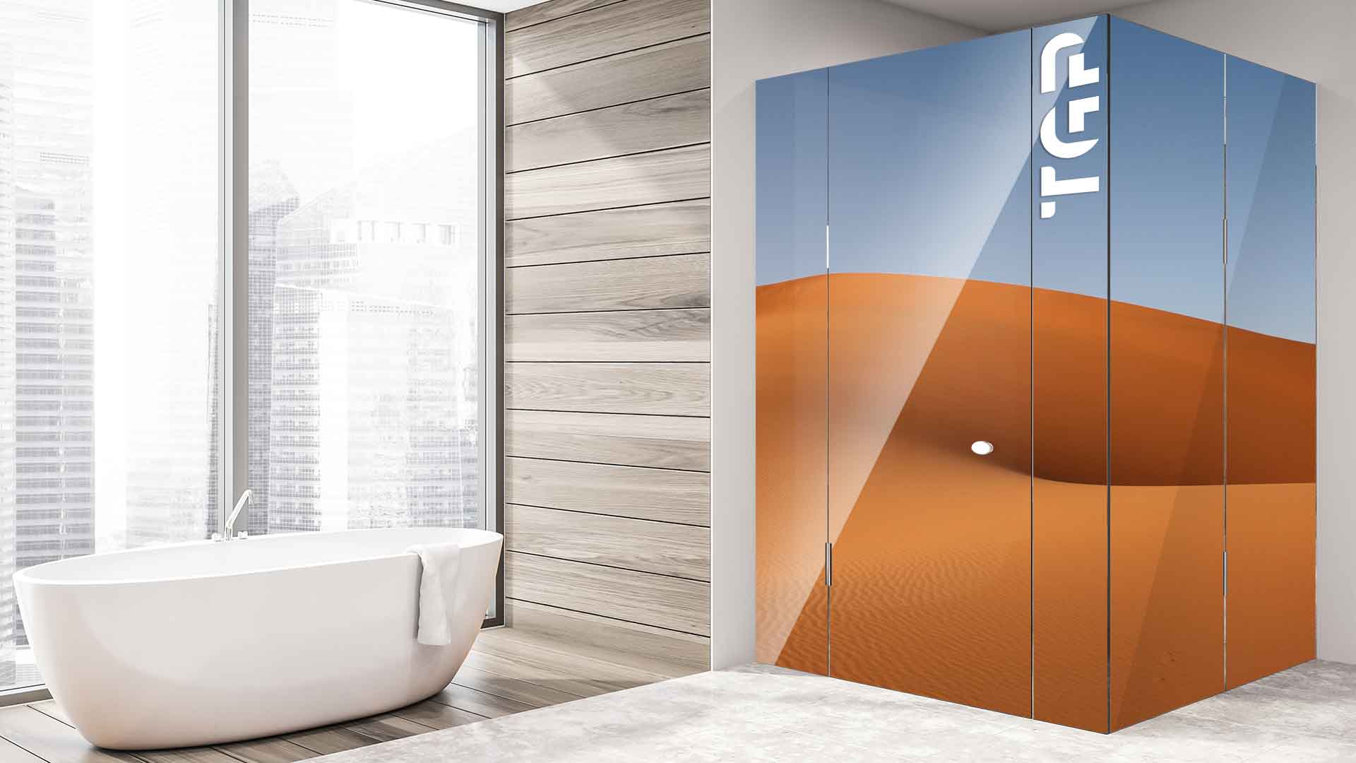 NTR005 cabina dus sticla printata NTR005 cabina dus sticla printata