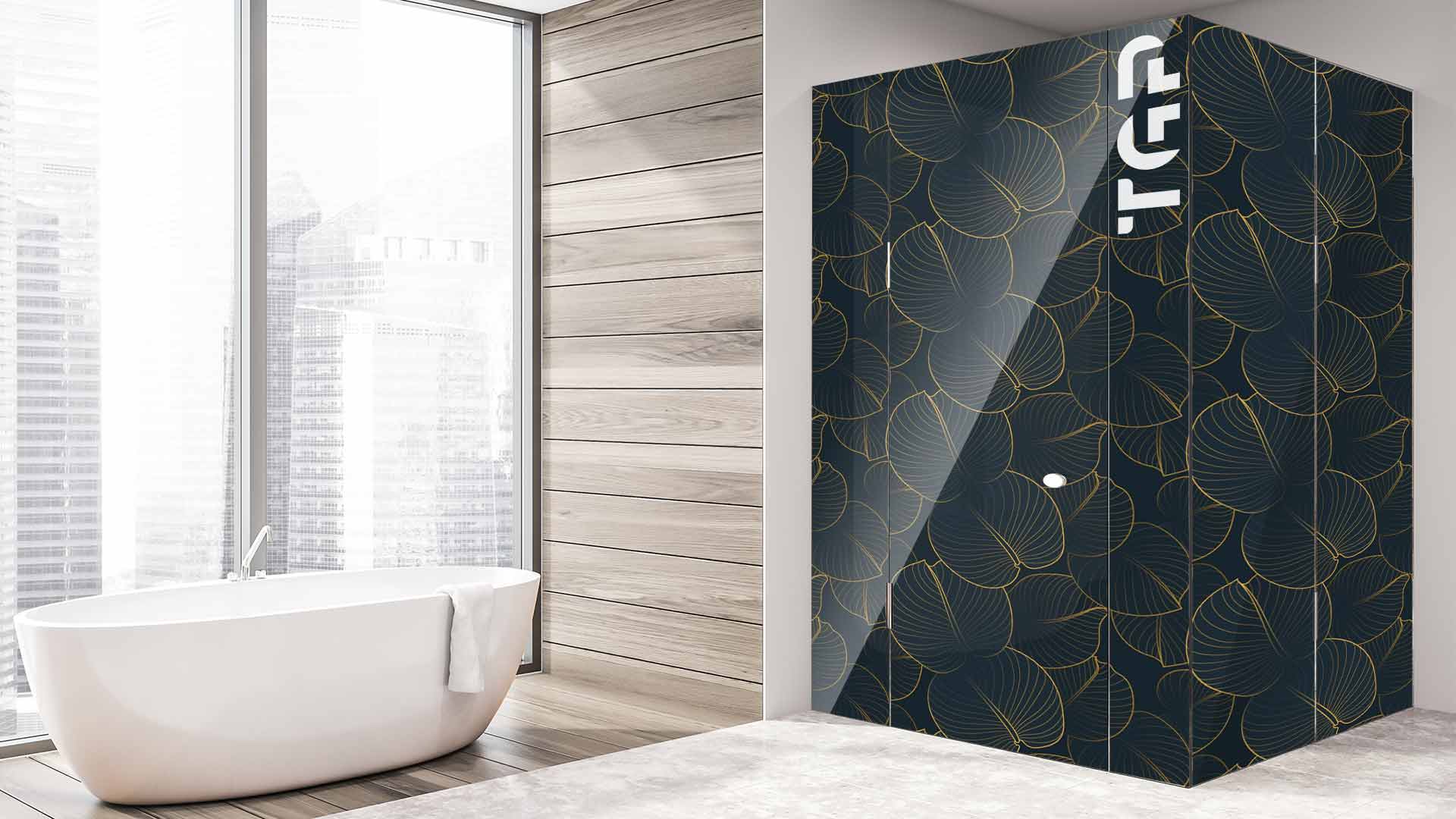 PRM020 cabina dus sticlă printată PRM020 cabina dus sticlă printată
