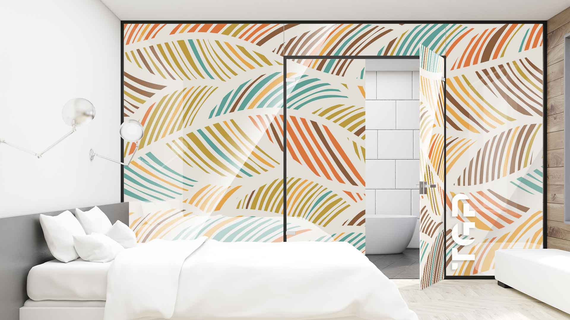 Perete sticla printata LEF001 Perete sticla printata LEF001