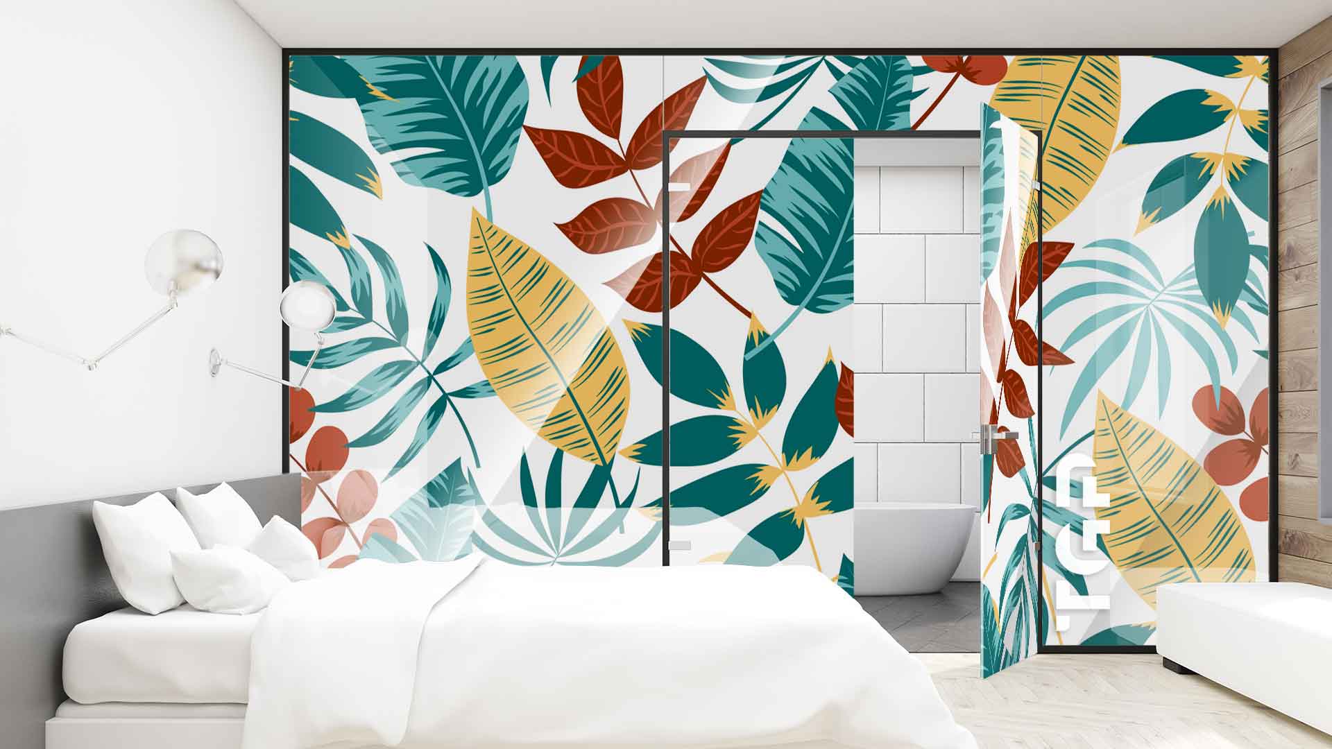 Perete sticla printata WLP012