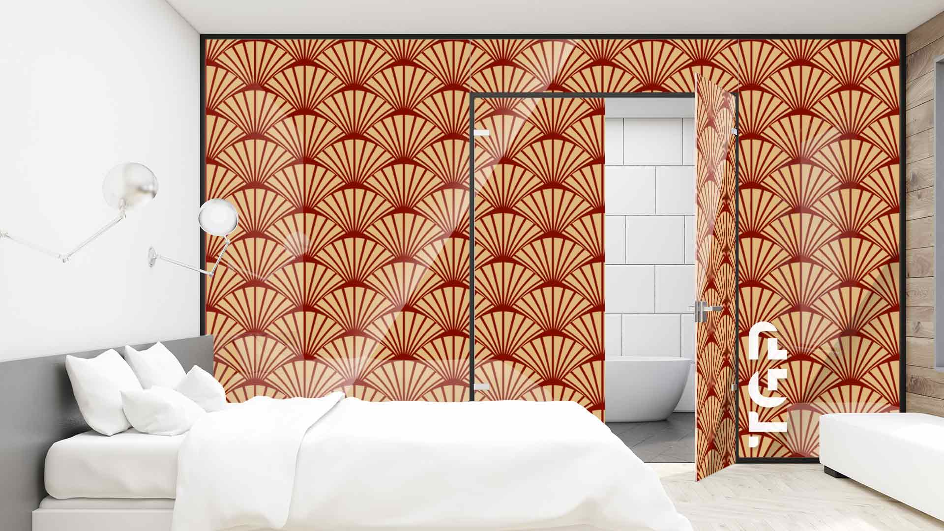 Perete sticla printata LUX005-R Perete sticla printata LUX005-R