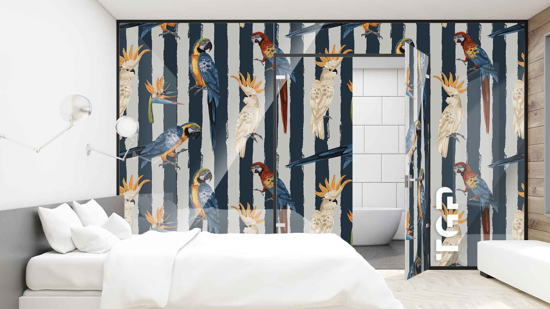 Perete sticla printata PRM009 Perete sticla printata PRM009