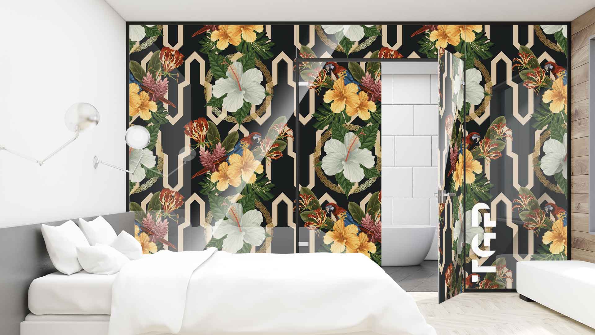 Perete sticla printata PRM011 Perete sticla printata PRM011