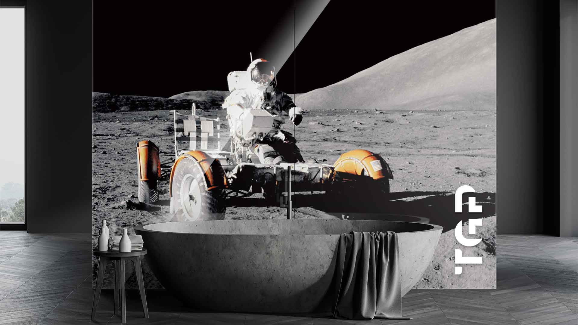 SPC018 placare perete sticla printata baie SPC018 placare perete sticla printata baie