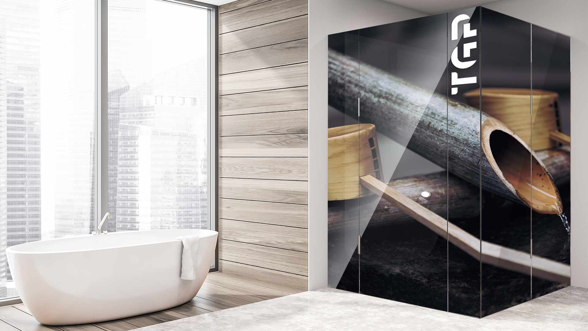 ZEN021 model sticlă printată baie cabina dus ZEN021 model sticlă printată baie cabina dus